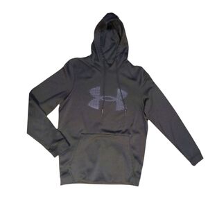 Under Armor Coldgear Grey Hooded Sweatshirt Size Small